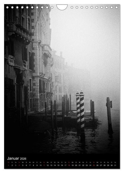 Produktbild: Venice Noir - Das etwas andere Venedig (Wandkalender 2026 DIN A4 hoch), CALVENDO Monatskalender