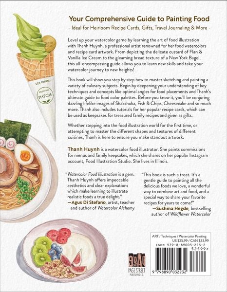 Produktbild: Watercolor Food Illustration