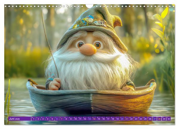 Produktbild: Zwergenland - Kinderkalender (Wandkalender 2026 DIN A3 quer), CALVENDO Monatskalender