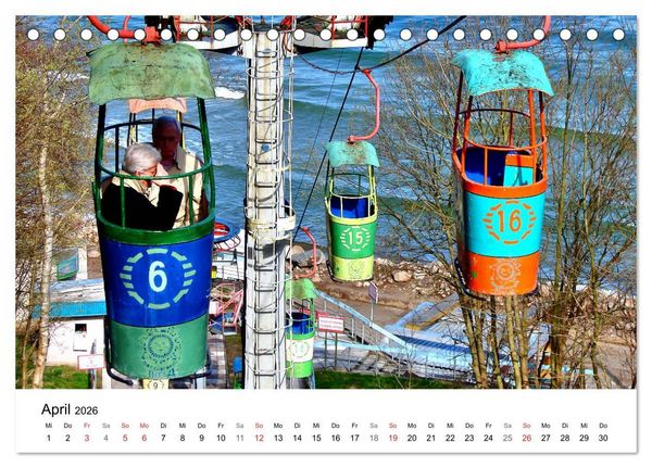 Produktbild: Rauschen-Swetlogorsk - Russlands Sotschi des Nordens (Tischkalender 2026 DIN A5 quer), CALVENDO Monatskalender