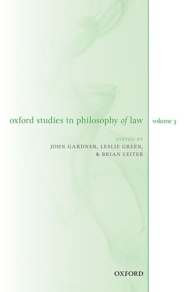 Produktbild: Oxford Studies in Philosophy of Law Volume 3