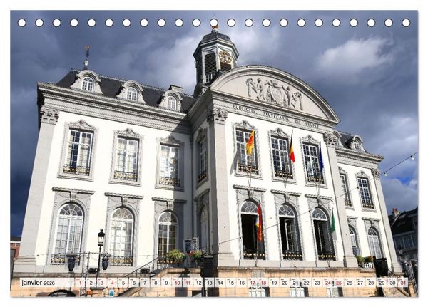 Produktbild: Circuit en Wallonie (Calendrier de bureau 2026 DIN A5 vertical), CALVENDO calendrier mensuel