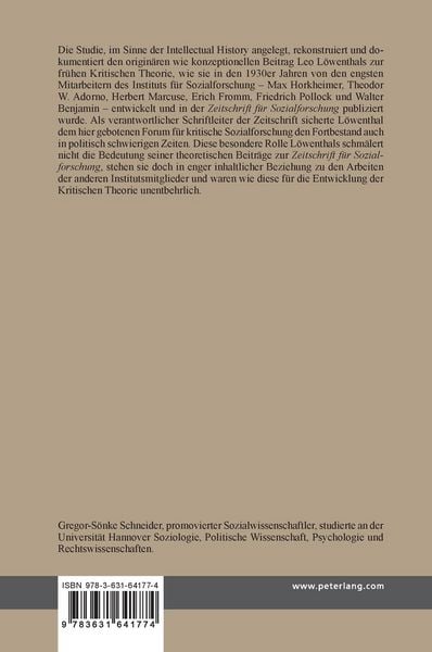 Produktbild: Keine Kritische Theorie ohne Leo L&ouml;wenthal