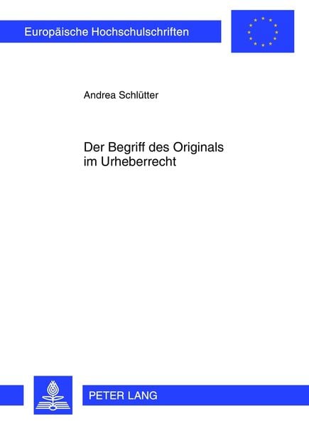 Produktbild: Der Begriff des Originals im Urheberrecht