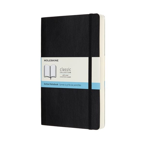 Produktbild: Moleskine Notizbuch Large/A5, Punktraster, Erweiterte Seitenanzahl, Schwarz