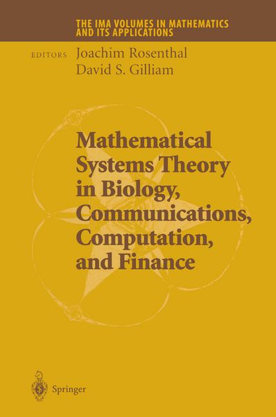 Produktbild: Mathematical Systems Theory in Biology, Communications, Computation and Finance