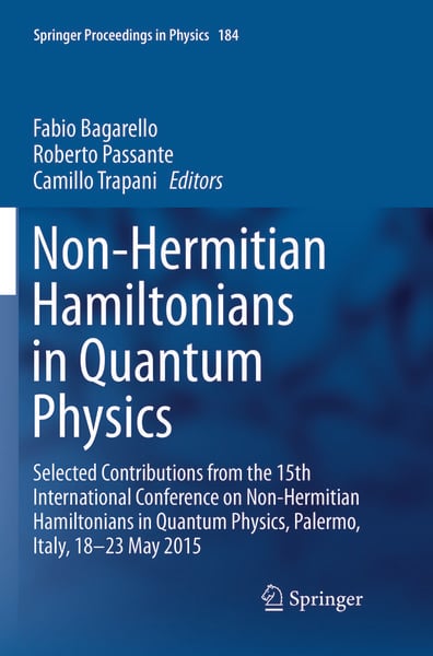 Produktbild: Non-Hermitian Hamiltonians in Quantum Physics