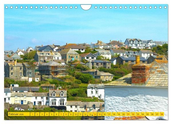 Produktbild: Port Isaac, Heimat der Fishermen`s Friends (Wandkalender 2026 DIN A4 quer), CALVENDO Monatskalender