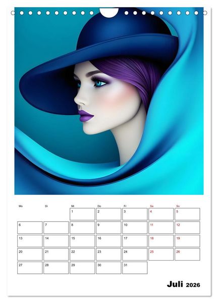 Produktbild: Hinrei&szlig;ende Portraits (Wandkalender 2026 DIN A4 hoch), CALVENDO Monatskalender