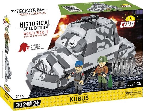 COBI Historical Collection 3114 - Kubus, WWII, Bausatz 1:35, 302+2 Klemmbausteine