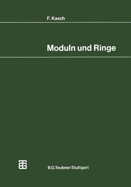 Produktbild: Moduln und Ringe