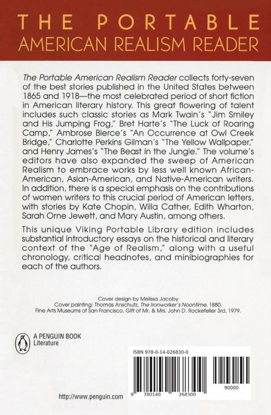 Produktbild: The Portable American Realism Reader