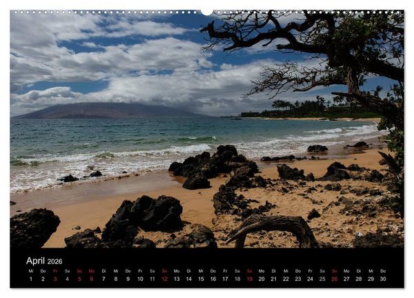 Produktbild: Hawaii - Oahu - Maui (hochwertiger Premium Wandkalender 2026 DIN A2 quer), Kunstdruck in Hochglanz