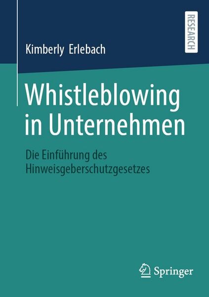 Produktbild: Whistleblowing in Unternehmen