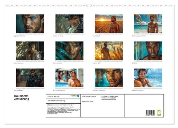 Produktbild: Traumhafte Versuchung (Wandkalender 2026 DIN A2 quer), CALVENDO Monatskalender