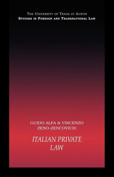 Produktbild: Italian Private Law