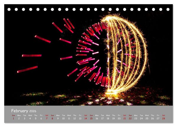 Produktbild: Light is Life and Fun (Desk Calendar 2026 DIN A5 landscape), CALVENDO 12 Month DeskCalendar
