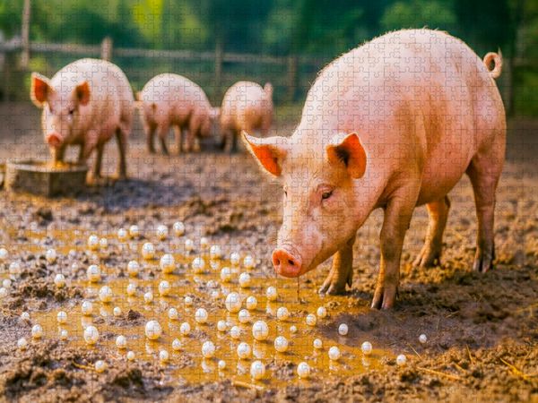 Produktbild: CALVENDO Puzzle Perlen vor die S&auml;ue werfen - Verschwendung deluxe | 1000 Teile Lege-Gr&ouml;&szlig;e 64x48cm Foto-Puzzle f&uuml;r gl&uuml;ckliche Stunden