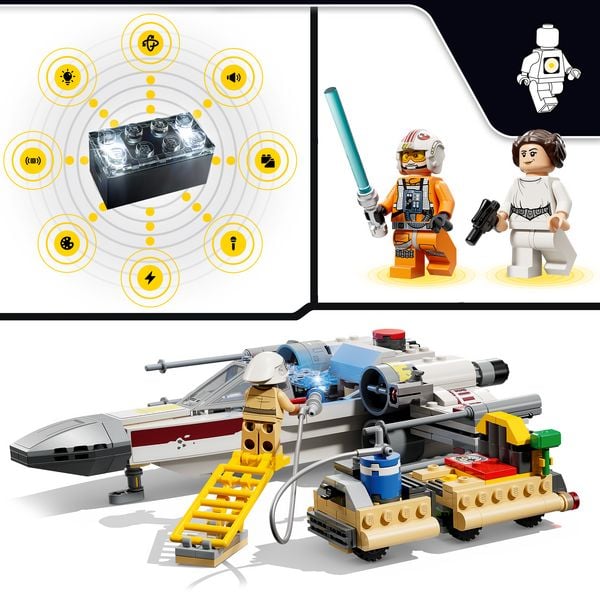 Produktbild: Star Wars 75423 SMART Play: Lukes Rot F&uuml;nf X-Wing, Spielset ab 6 Jahren