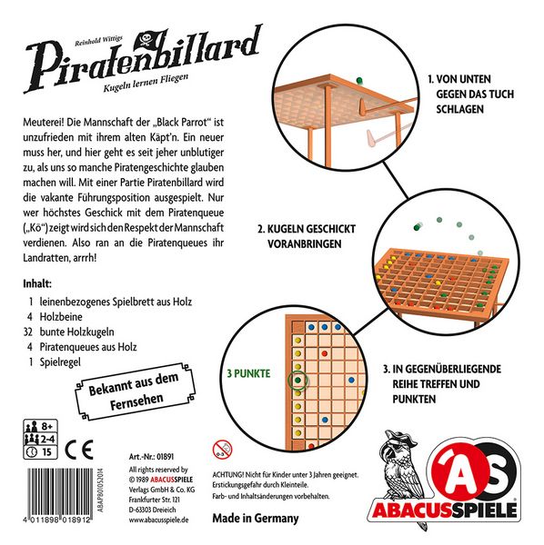 Produktbild: Piratenbillard
