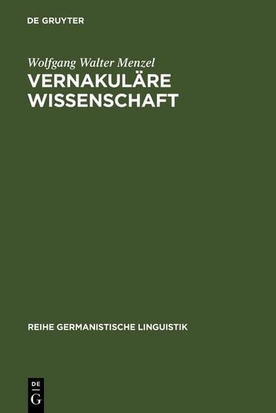 Produktbild: Vernakul&auml;re Wissenschaft