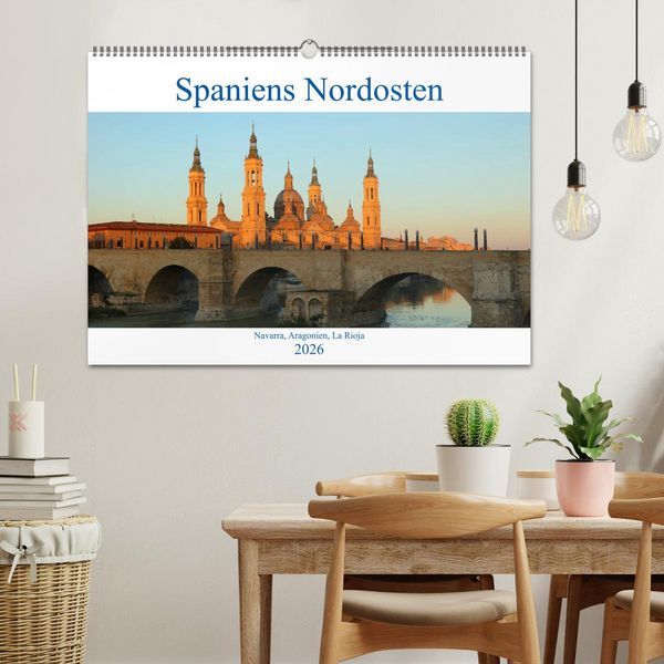 Produktbild: Spaniens Nordosten (Wandkalender 2026 DIN A2 quer), CALVENDO Monatskalender