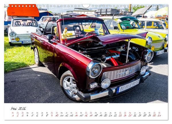 Produktbild: Trabi-Treffen (Wandkalender 2026 DIN A3 quer), CALVENDO Monatskalender