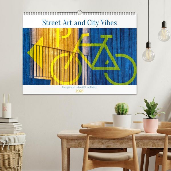 Produktbild: Street Art and City Vibes (Wandkalender 2026 DIN A2 quer), CALVENDO Monatskalender