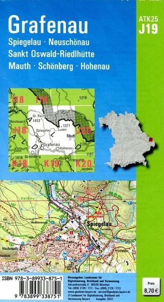 Produktbild: Grafenau 1 : 25.000