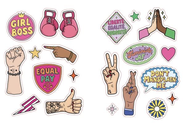 Produktbild: Stickers Against the Patriarchy