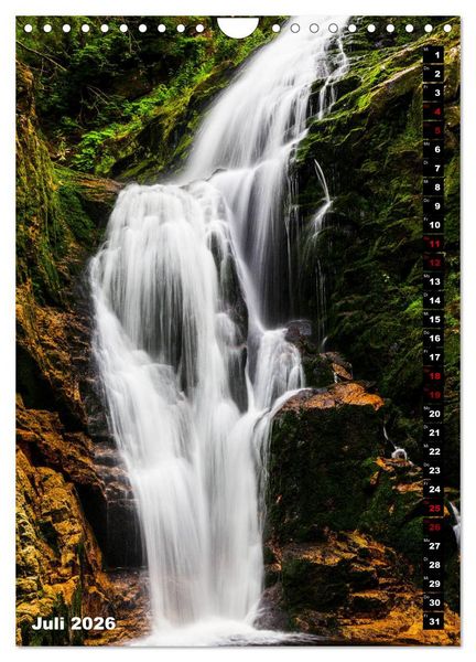 Produktbild: Wasserf&auml;lle. Beindruckende Schauspiele der Natur (Wandkalender 2026 DIN A4 hoch), CALVENDO Monatskalender