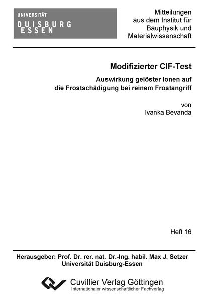 Produktbild: Modifizierter CIF-Test