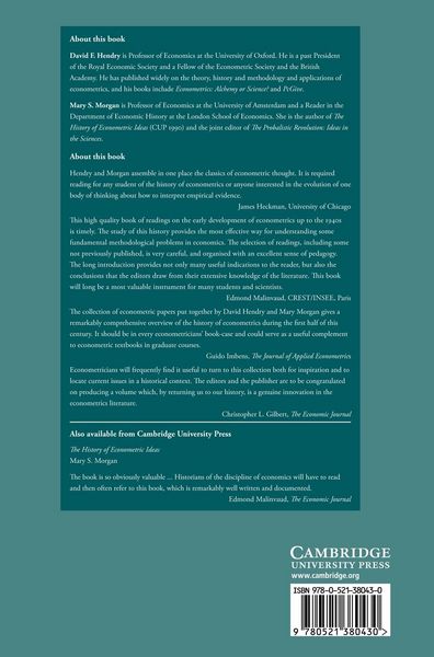 Produktbild: Foundations of Econometric Analysis