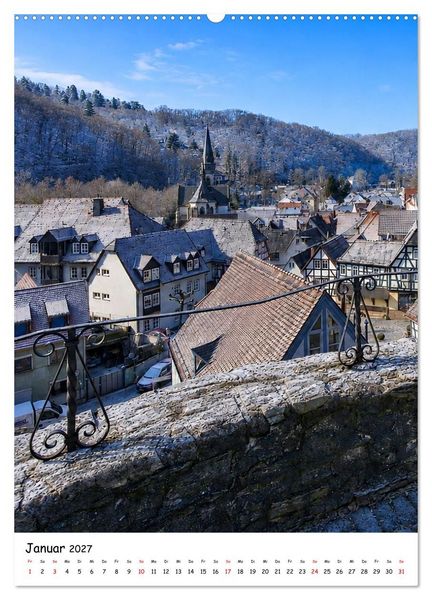 Produktbild: Burgstadt Eppstein (hochwertiger Premium Wandkalender 2027 DIN A2 hoch), Kunstdruck in Hochglanz