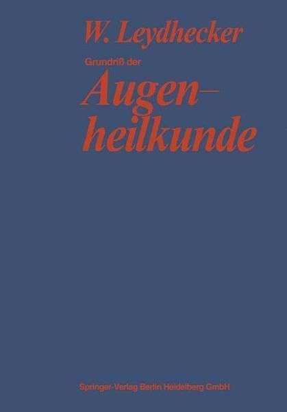 Produktbild: Grundri&szlig; der Augenheilkunde