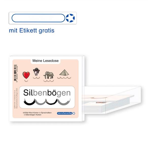 Produktbild: Meine Lesedose - Silbenb&ouml;gen - Silben lesen lernen