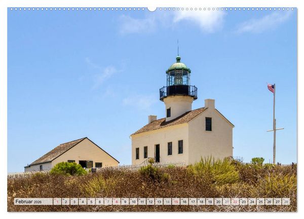 Produktbild: SAN DIEGO Idylle und urbane Impressionen (hochwertiger Premium Wandkalender 2026 DIN A2 quer), Kunstdruck in Hochglanz