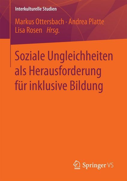 Produktbild: Soziale Ungleichheiten als Herausforderung f&uuml;r inklusive Bildung