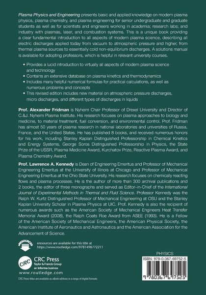 Produktbild: Plasma Physics and Engineering