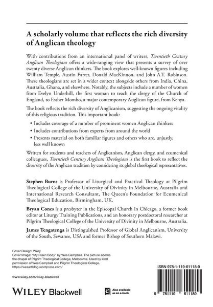 Produktbild: Twentieth Century Anglican Theologians - FromEvelyn Underhill to Esther Mombo