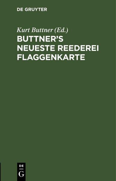 Produktbild: Buttner's Neueste Reederei Flaggenkarte