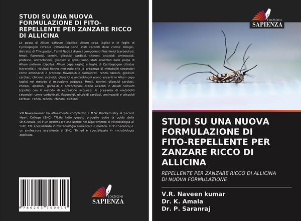 Produktbild: STUDI SU UNA NUOVA FORMULAZIONE DI FITO-REPELLENTE PER ZANZARE RICCO DI ALLICINA