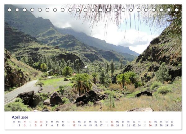 Produktbild: Die Canarischen Inseln - Gran Canaria (Tischkalender 2026 DIN A5 quer), CALVENDO Monatskalender