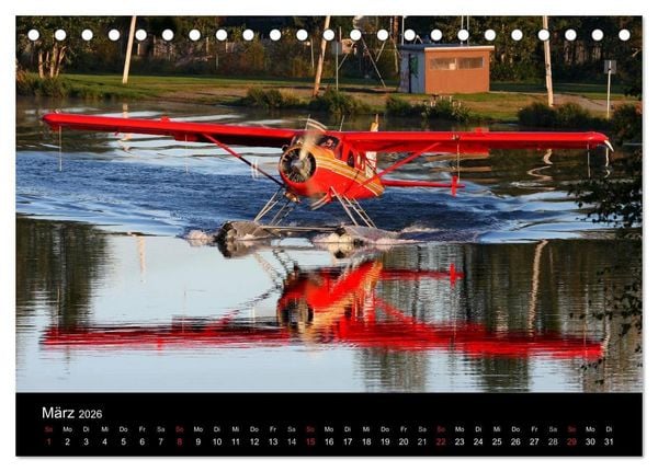 Produktbild: Faszination Fliegerei (Tischkalender 2026 DIN A5 quer), CALVENDO Monatskalender