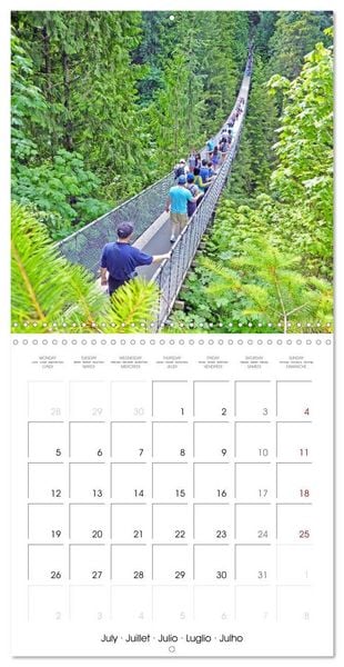 Produktbild: Vancouver Canada (Wall Calendar 2027 12 &times; 12 Inch) CALVENDO 12 Month Wall Calendar