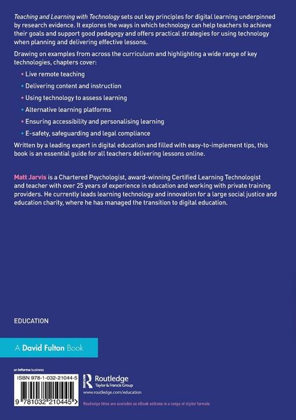 Produktbild: Teaching and Learning with Technology