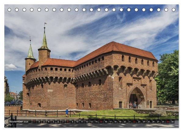 Produktbild: Ein Wochenende in Krakau (Tischkalender 2026 DIN A5 quer), CALVENDO Monatskalender