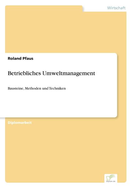 Produktbild: Betriebliches Umweltmanagement