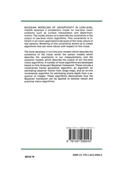 Produktbild: Bayesian Modeling of Uncertainty in Low-Level Vision