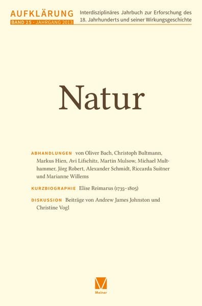 Produktbild: Aufkl&auml;rung, Band 25: Natur